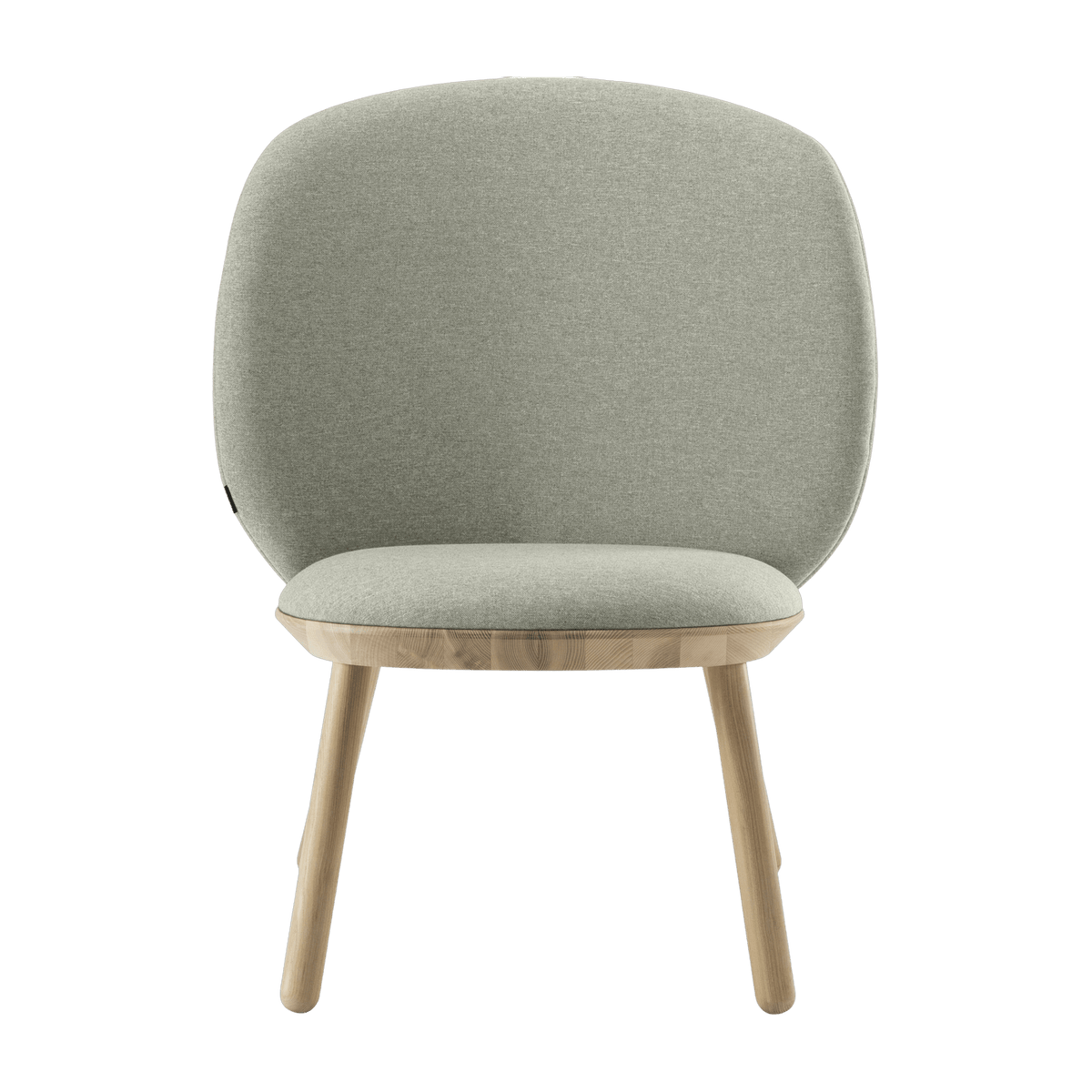 Ash and beige fabric armchair Naïve - Emko - The Cool Republic