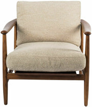 Fauteuil en frêne et tissu beige Todd - Pols Potten - The Cool Republic