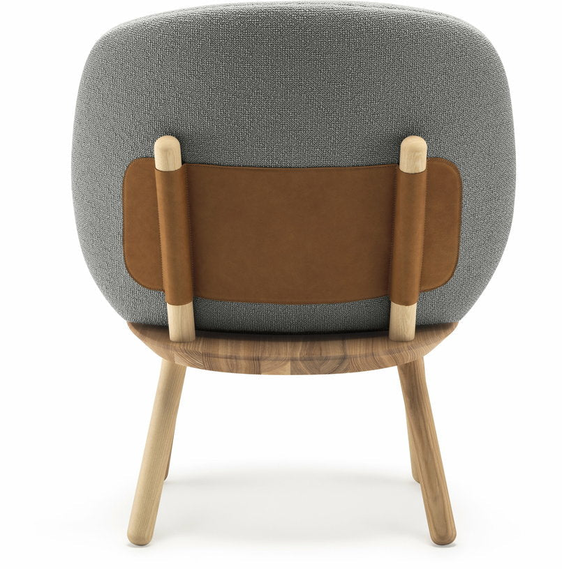 Fauteuil en frêne et tissu gris Naïve - Emko - The Cool Republic