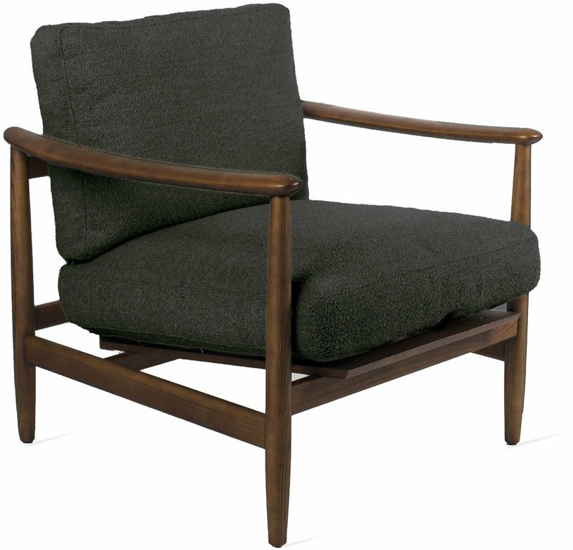 Fauteuil en frêne et tissu vert olive Todd - Pols Potten - The Cool Republic