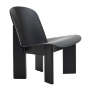Fauteuil en hêtre noir 66 x 63 cm Chisel - HAY - The Cool Republic