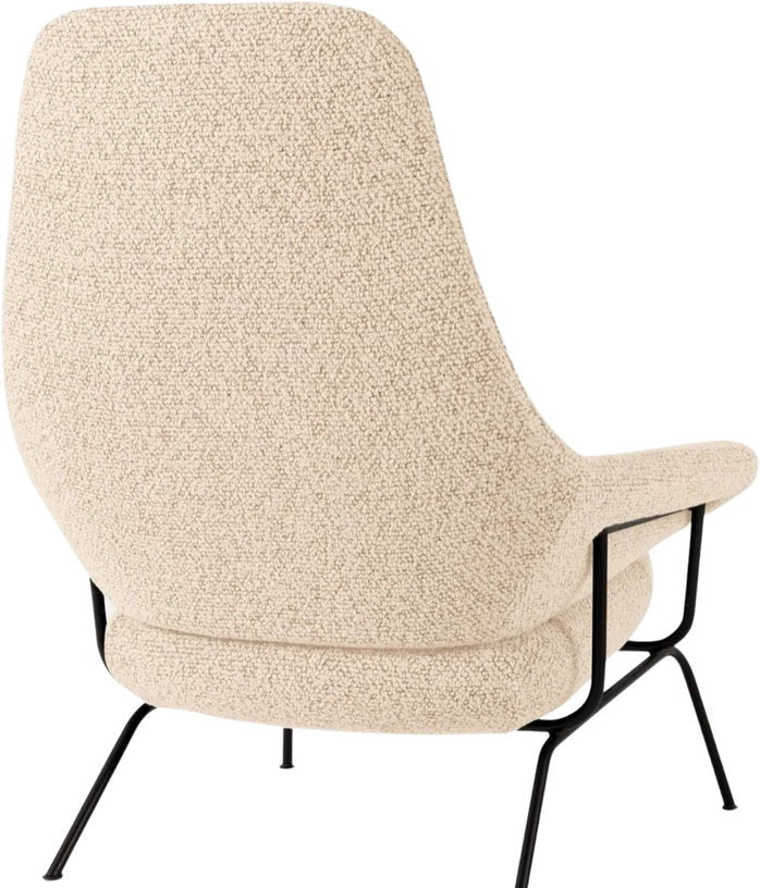 Fauteuil en laine beige Hai - Hem - The Cool Republic