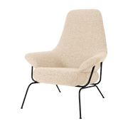 Fauteuil en laine beige Hai - Hem - The Cool Republic