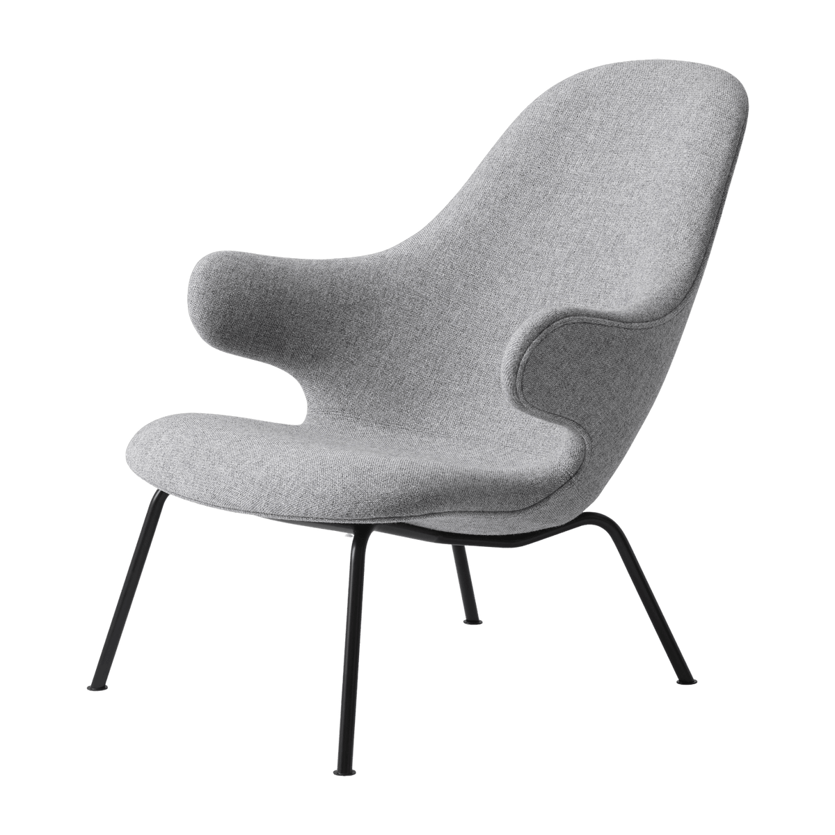 Fauteuil en laine gris JH14 Catch - &tradition - The Cool Republic