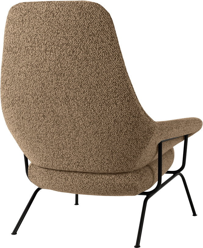 Fauteuil en laine marron Hai - Hem - The Cool Republic