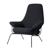 Black wool armchair Hai - Hem - The Cool Republic