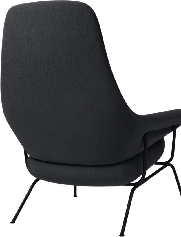 Fauteuil en laine noir Hai - Hem - The Cool Republic