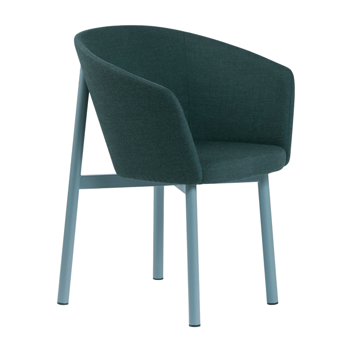Fauteuil en laine vert Résidence - Kann Design - The Cool Republic