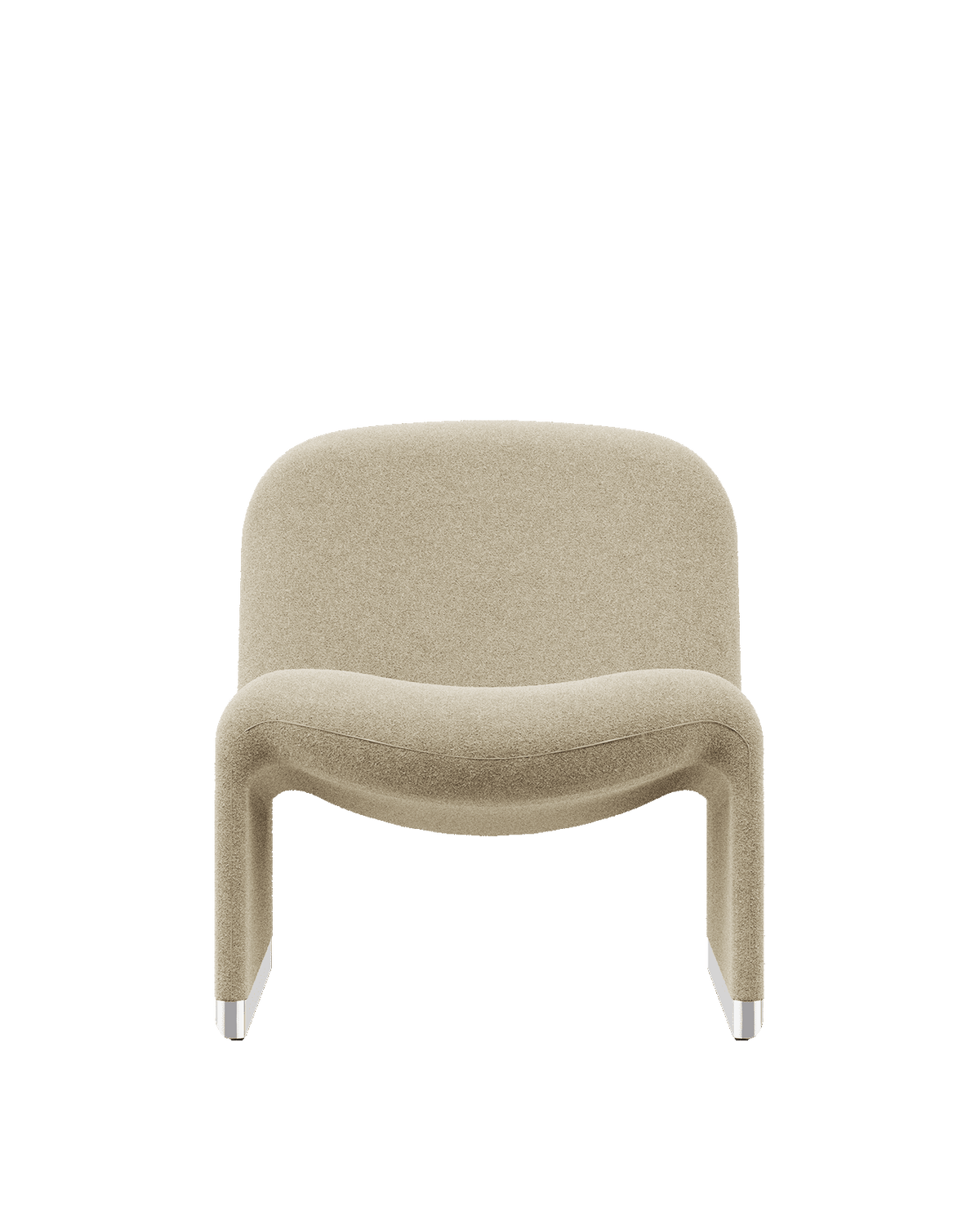 Fauteuil en laine vierge beige Alky - Anonima Castelli - The Cool Republic
