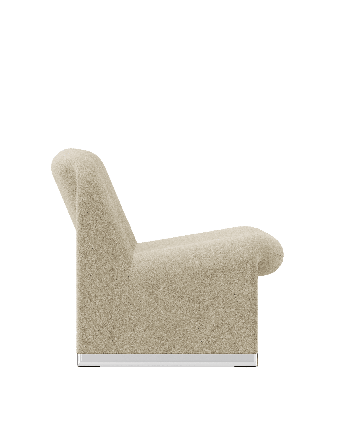 Fauteuil en laine vierge beige Alky - Anonima Castelli - The Cool Republic