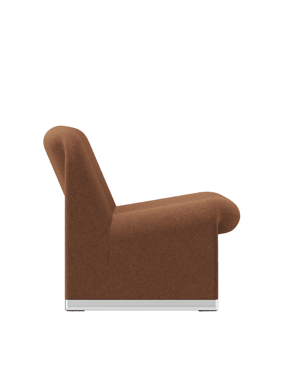 Fauteuil en laine vierge marron Alky - Anonima Castelli - The Cool Republic
