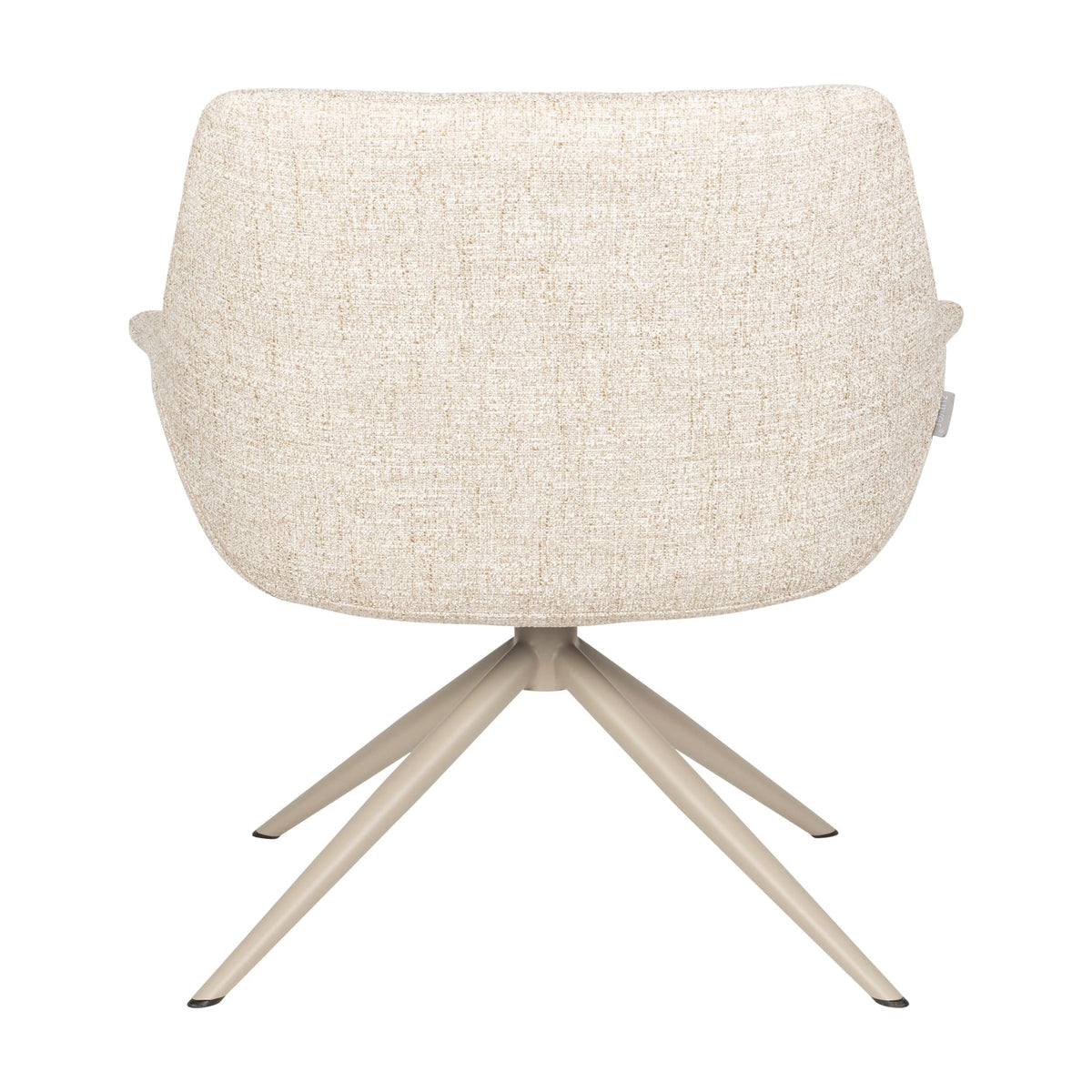 Fauteuil en métal et tissu beige 80,5x84,5x78,5cm Doulton - Zuiver — vue 7