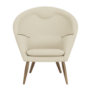 Fauteuil en noyer 100 x 87 cm Oda - Audo - The Cool Republic