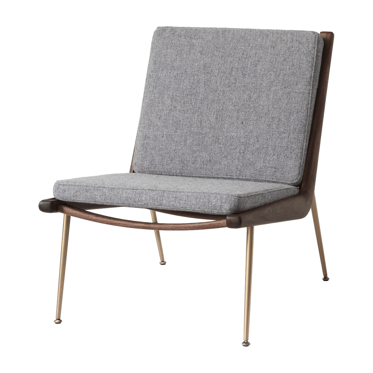 Fauteuil en noyer Hallingdal 130 HM1 Boomerang - &tradition - The Cool Republic