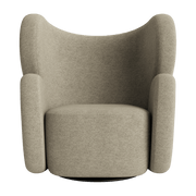 Fauteuil en pivotant en tissu bouclé Barnum Col 3 Big Big Chair - NORR11 - The Cool Republic