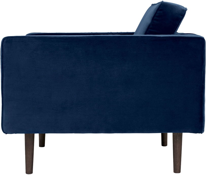 Fauteuil en polyester insignia blue 84x88 cm Wind - Broste Copenhagen - The Cool Republic