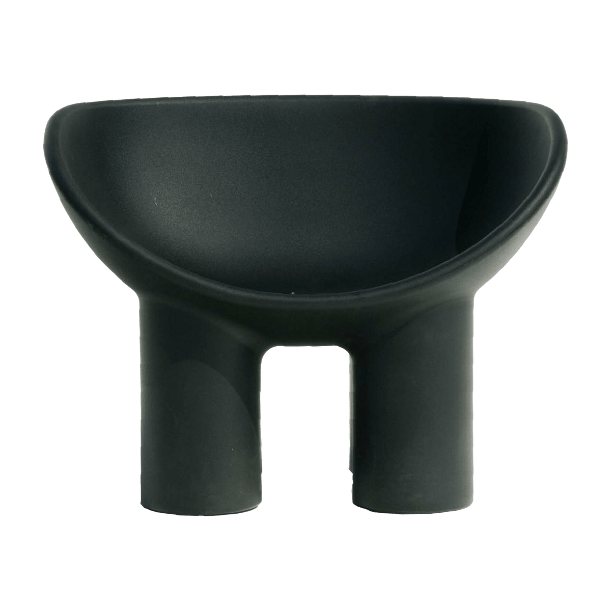 Polyethylene armchair charbon Roly Poly - Driade - The Cool Republic