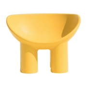 Fauteuil en polyéthylène jaune ocre Roly Poly - Driade - The Cool Republic