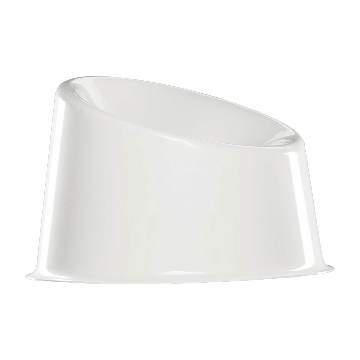 White polypropylene armchair Panto Pop - Verpan - The Cool Republic