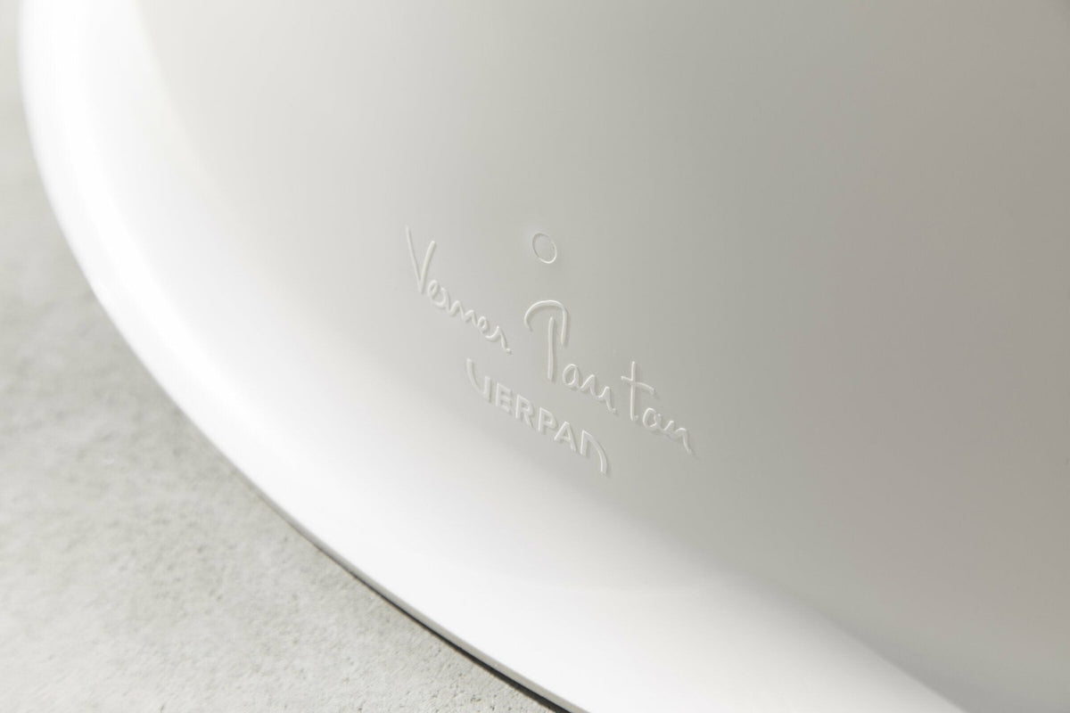 Fauteuil en polypropylène blanc Panto Pop - Verpan - The Cool Republic
