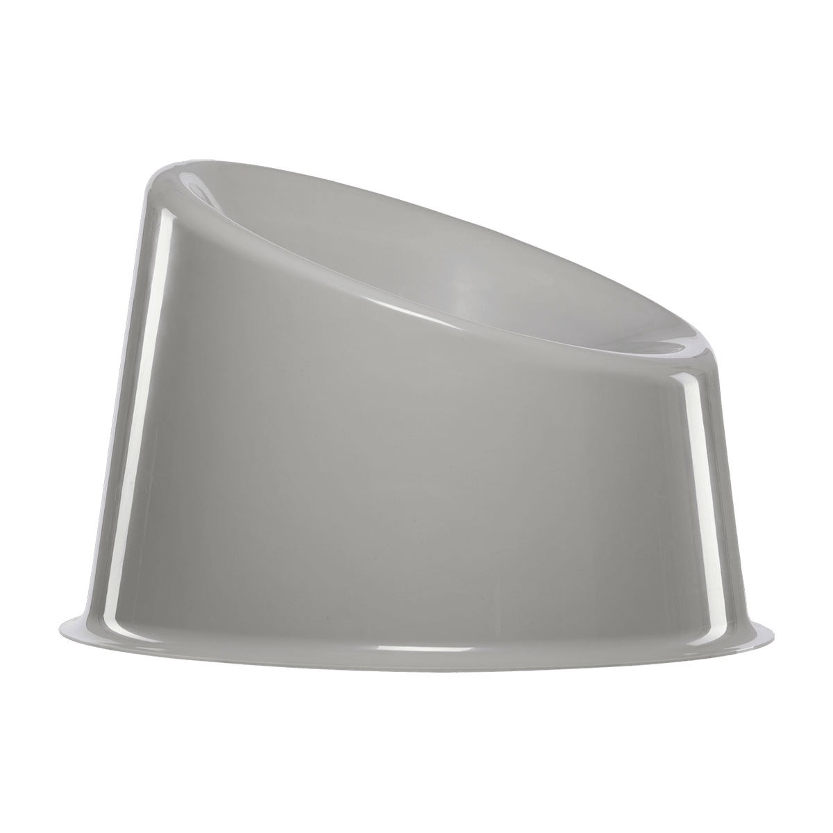 Grey polypropylene armchair Panto Pop - Verpan - The Cool Republic