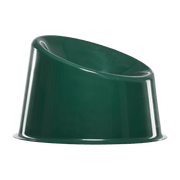 Fauteuil en polypropylène vert foncé Panto Pop - Verpan - The Cool Republic