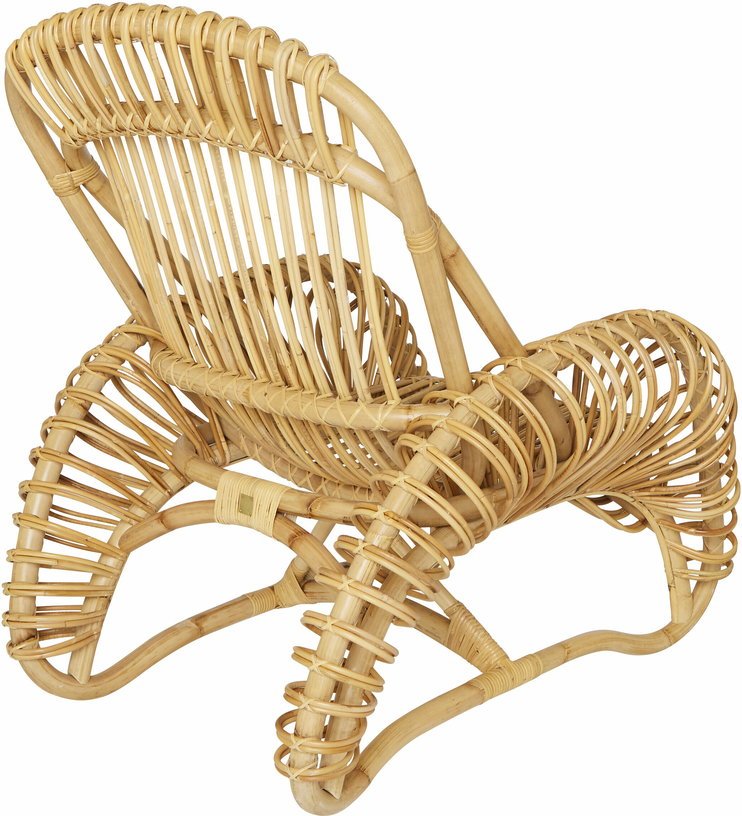 Fauteuil en rotin 97 x 82 x 92 Boucle - KOK - The Cool Republic