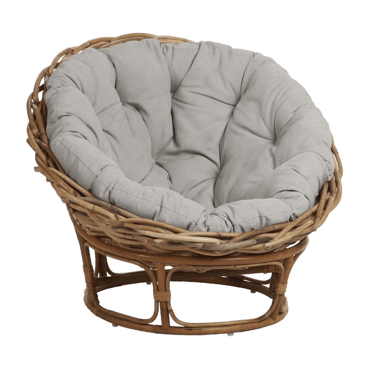 Fauteuil en rotin avec coussin Mexico - KOK - The Cool Republic