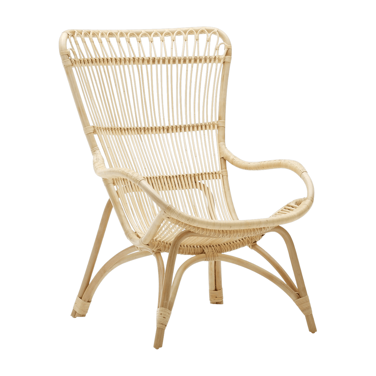 Fauteuil en rotin clair Monet - Sika Design - The Cool Republic