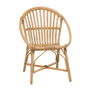 Fauteuil en rotin naturel Bruno - KOK - The Cool Republic