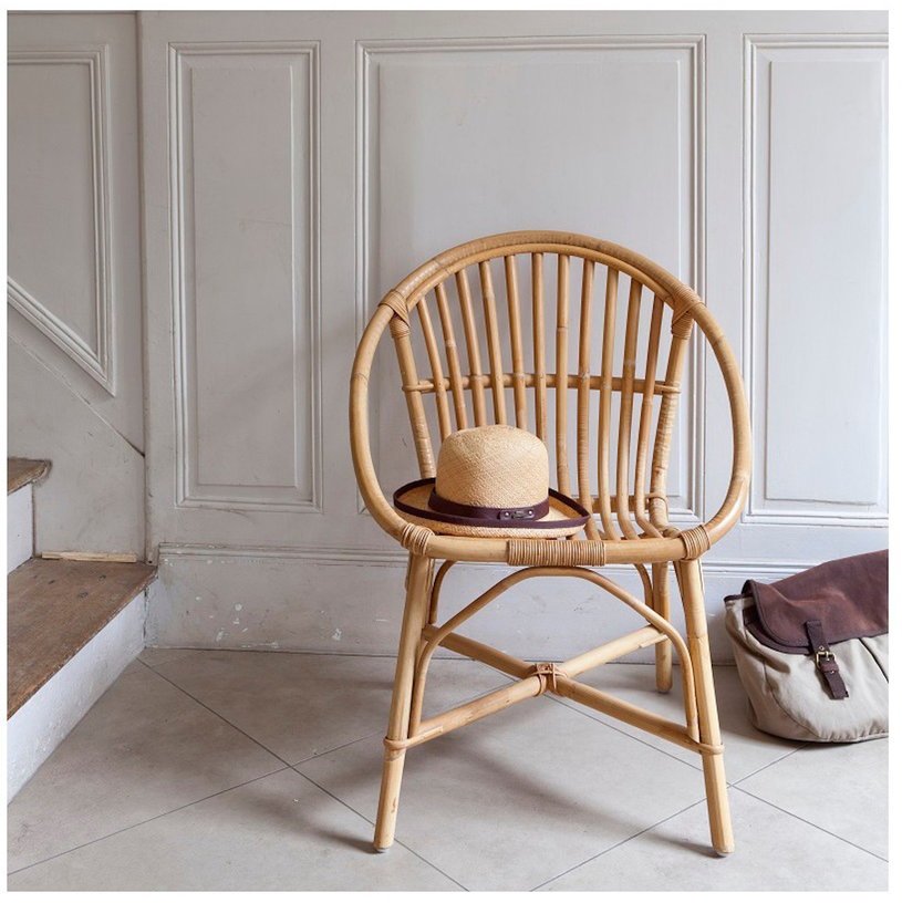 Fauteuil en rotin naturel Bruno - KOK - The Cool Republic