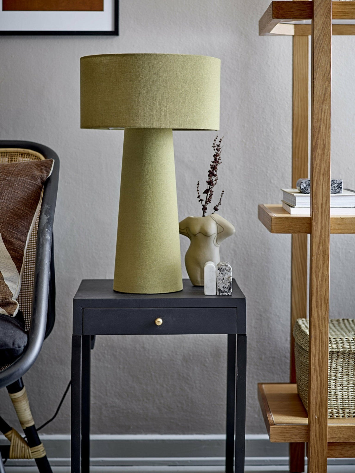 Fauteuil en Rotin noir Loue - Bloomingville - The Cool Republic
