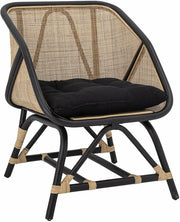 Fauteuil en Rotin noir Loue - Bloomingville - The Cool Republic