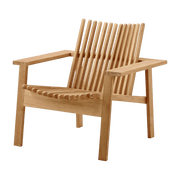 Fauteuil en teck Amaze - Cane-Line - The Cool Republic