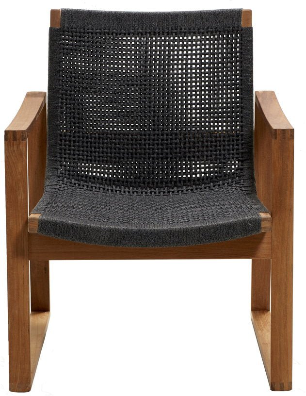 Fauteuil en teck Endless - Cane - Line - The Cool Republic