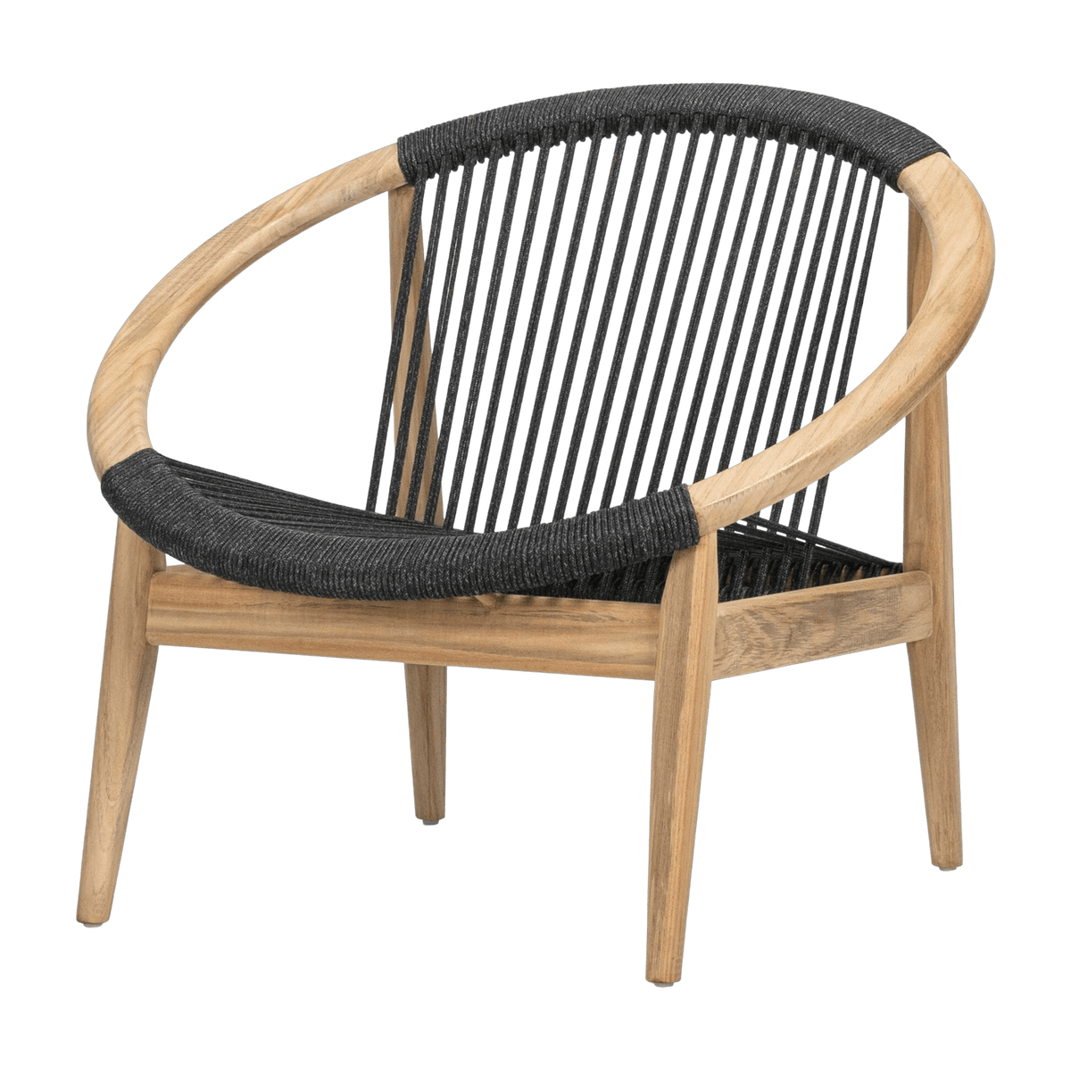 Fauteuil en teck et gris anthracite Frida - Vincent Sheppard - The Cool Republic