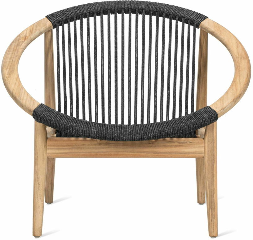 Fauteuil en teck et gris anthracite Frida - Vincent Sheppard - The Cool Republic