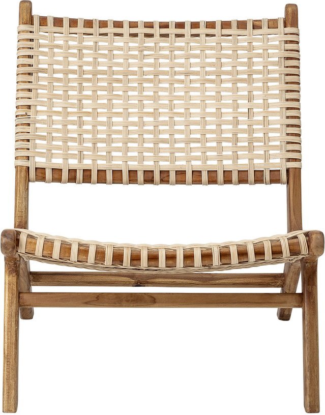 Fauteuil en teck et rotin Keila - Bloomingville - The Cool Republic