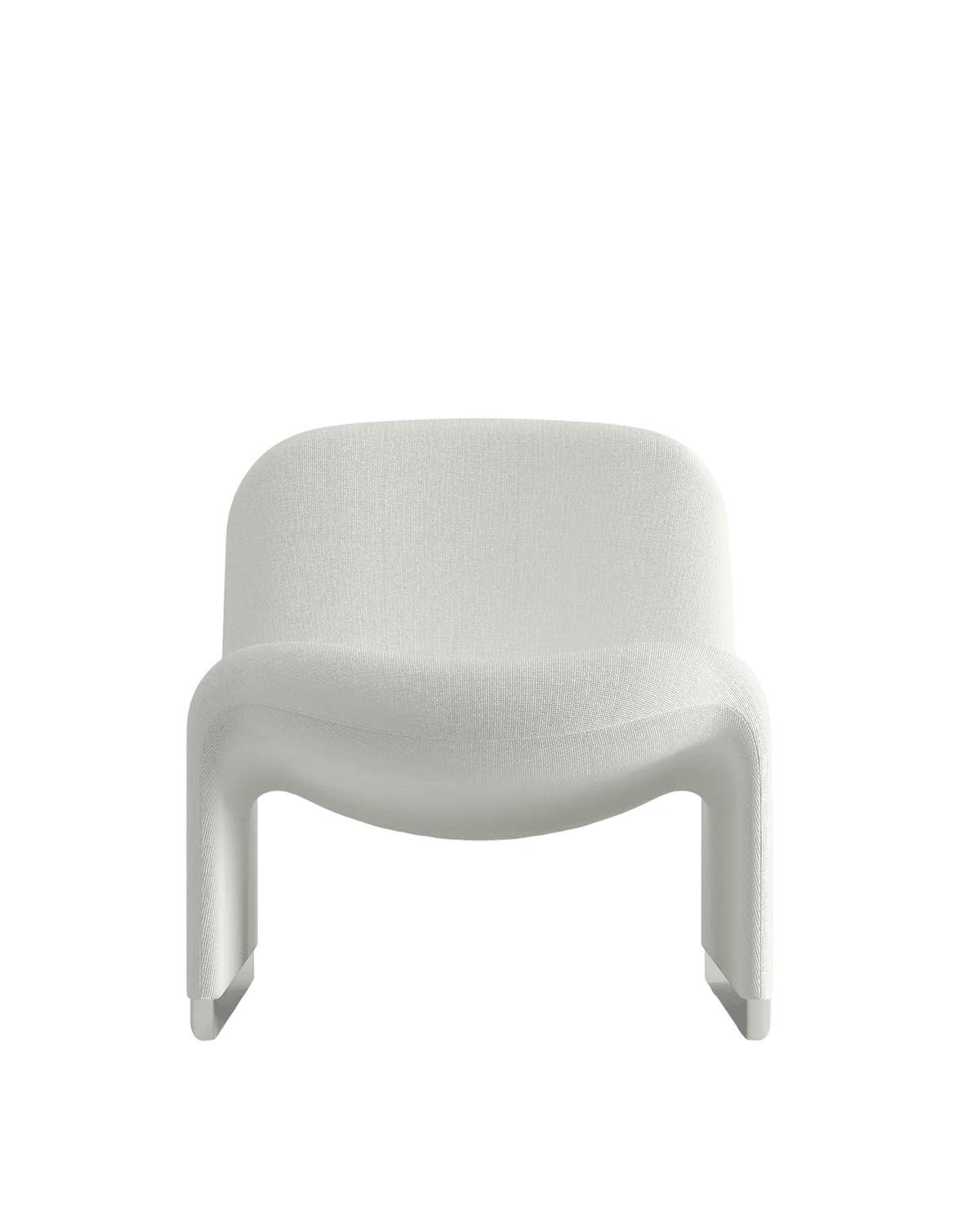 Fauteuil en tissu blanc Alky - Anonima Castelli - The Cool Republic