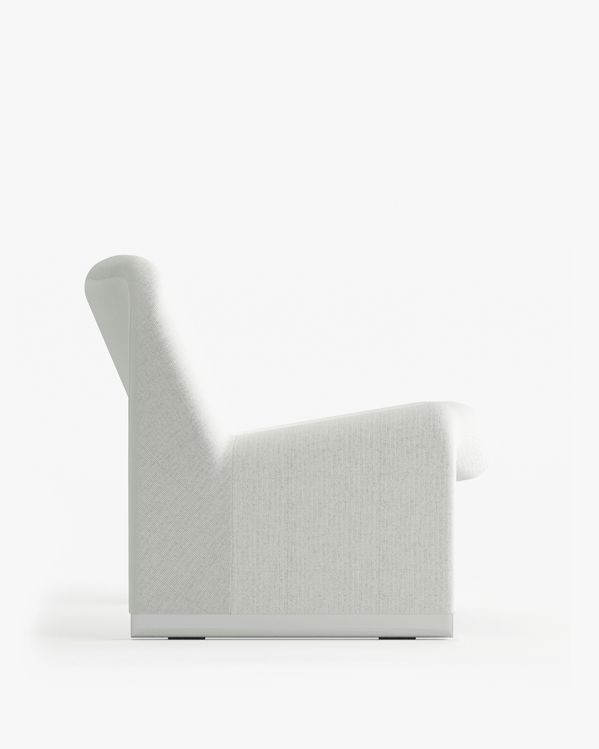 Fauteuil en tissu blanc Alky - Anonima Castelli - The Cool Republic