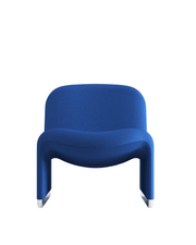 Fauteuil en tissu bleu Alky - Anonima Castelli - The Cool Republic