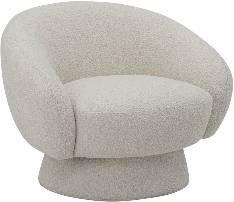 Fauteuil en tissu bouclé Ted - Bloomingville - The Cool Republic