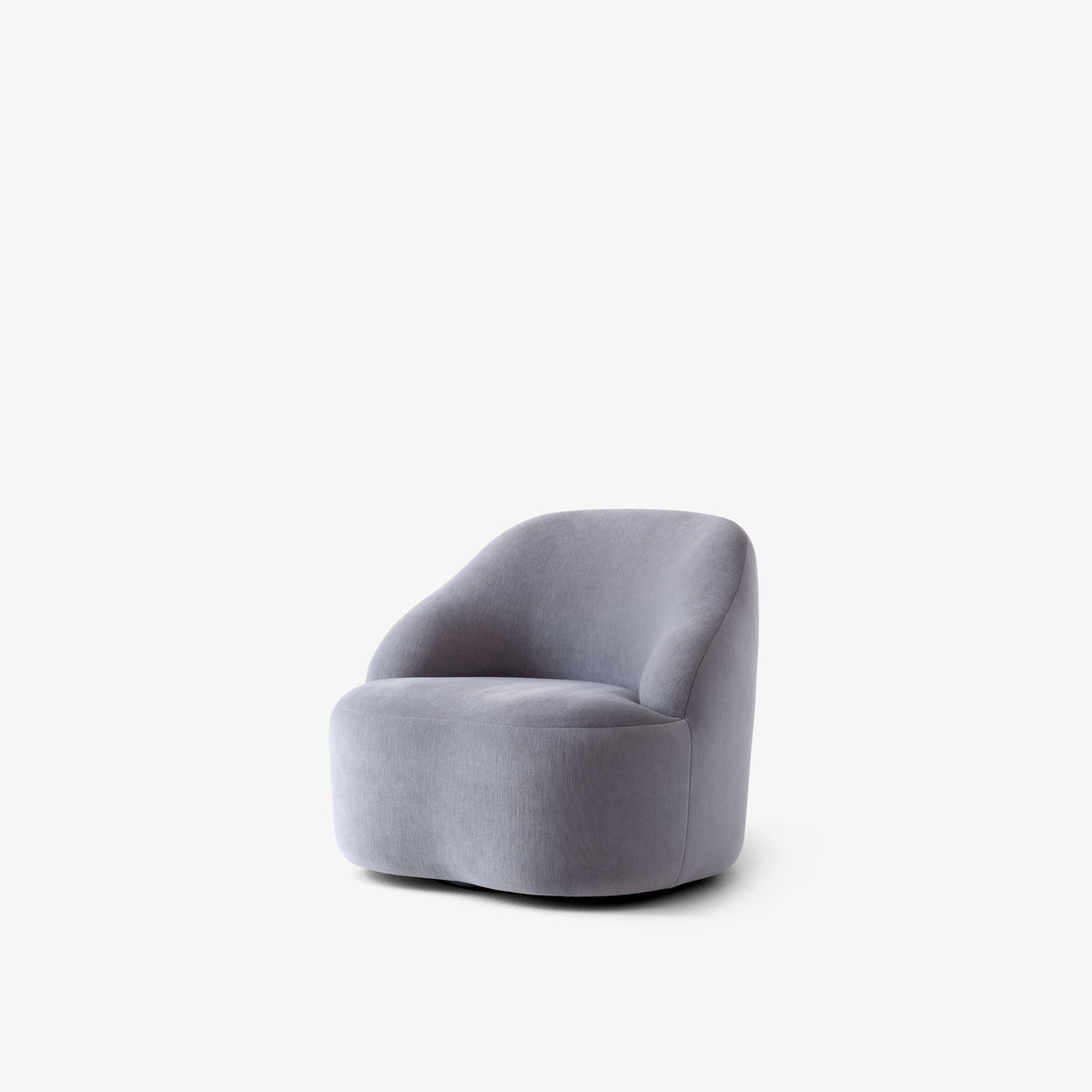 Fauteuil en tissu Gentle 133 et chêne laqué noir Margas LC2 - &tradition - The Cool Republic