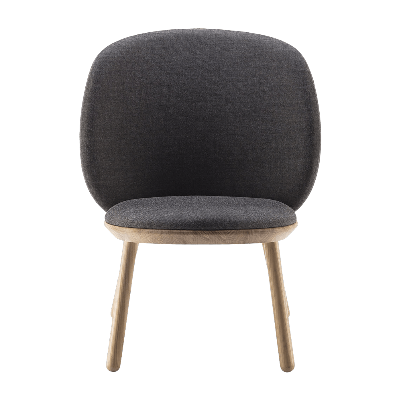 Fauteuil en tissu gris Naïve - EMKO - The Cool Republic