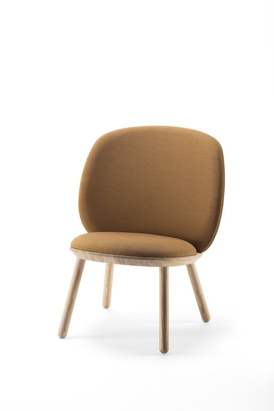 Fauteuil en tissu jaune Naïve - EMKO - The Cool Republic