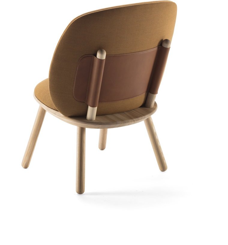 Fauteuil en tissu jaune Naïve - EMKO - The Cool Republic