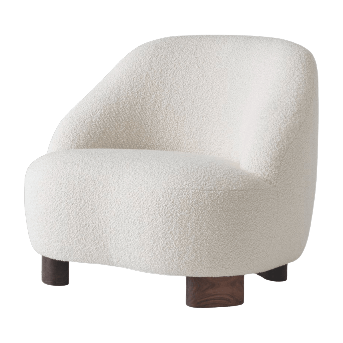 Karakorum 001 fabric and walnut armchair Margas LC1 - &tradition - The Cool Republic