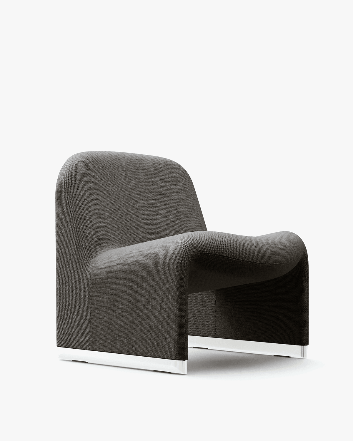 Fauteuil en tissu noir Alky - Anonima Castelli - The Cool Republic