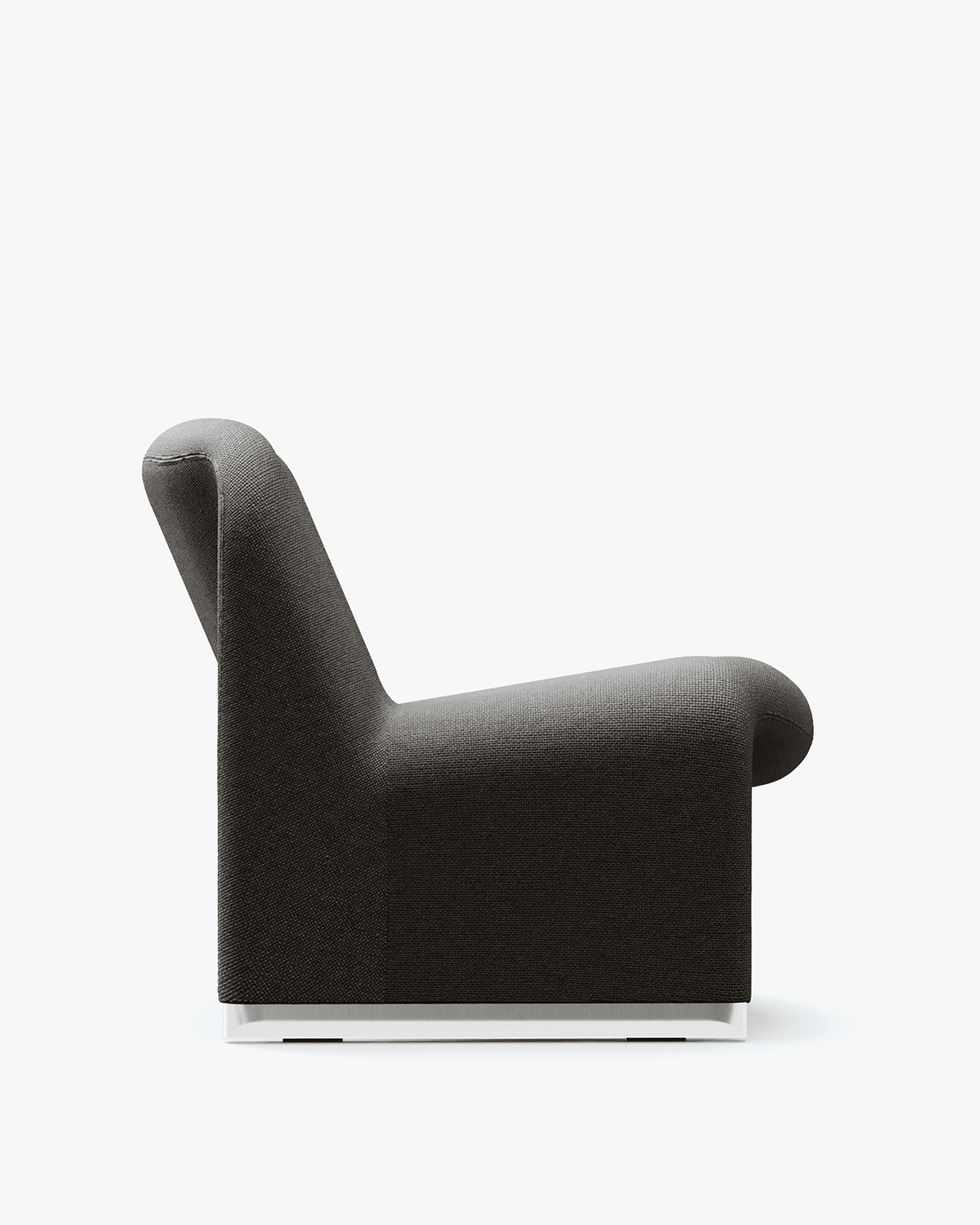 Fauteuil en tissu noir Alky - Anonima Castelli - The Cool Republic