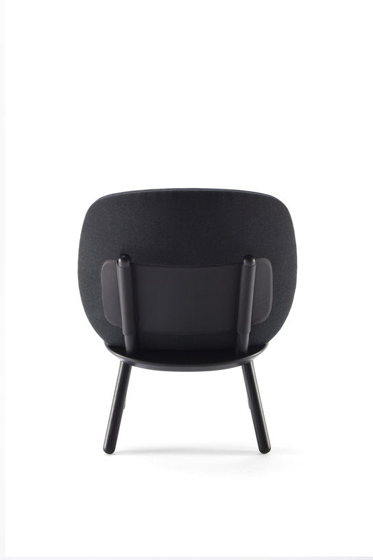 Fauteuil en tissu noir Naïve - EMKO - The Cool Republic